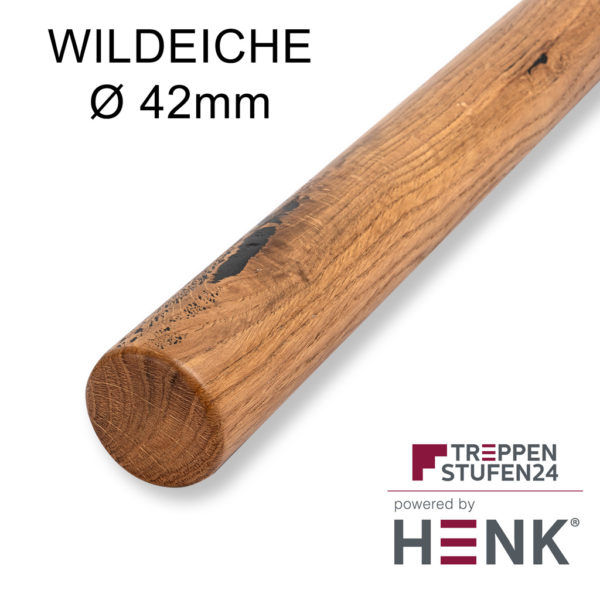 Handlauf-Holz-Rund-Massivholz-Wildeiche
